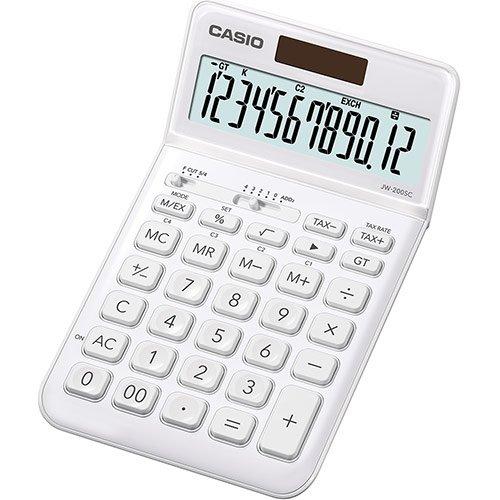 Калькулятор настольный CASIO JW-200SC-WE-S-EP