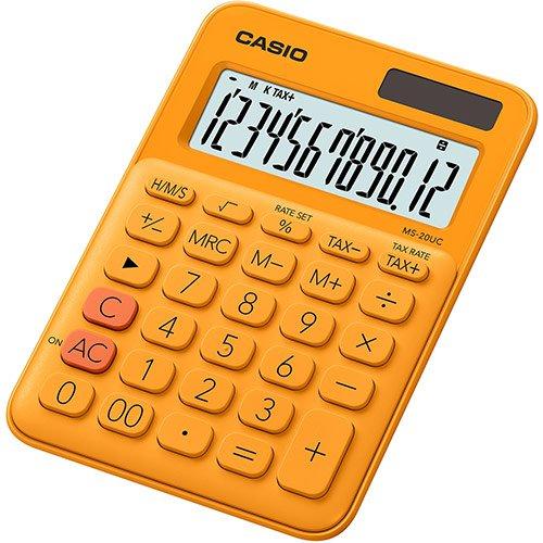Калькулятор настольный CASIO MS-20UC-RG-W-EC