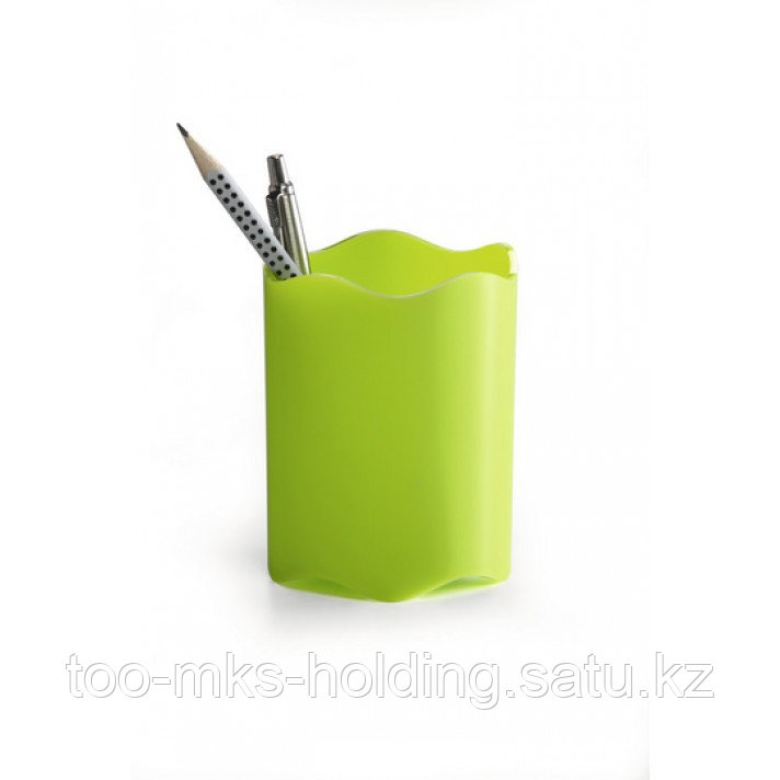 Стакан для ручек, 102x80мм, пластик, зеленый Durable - фото 1 - id-p105797392