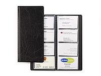 Визитница на 96 визиток, 115x253мм, коричневая Durable