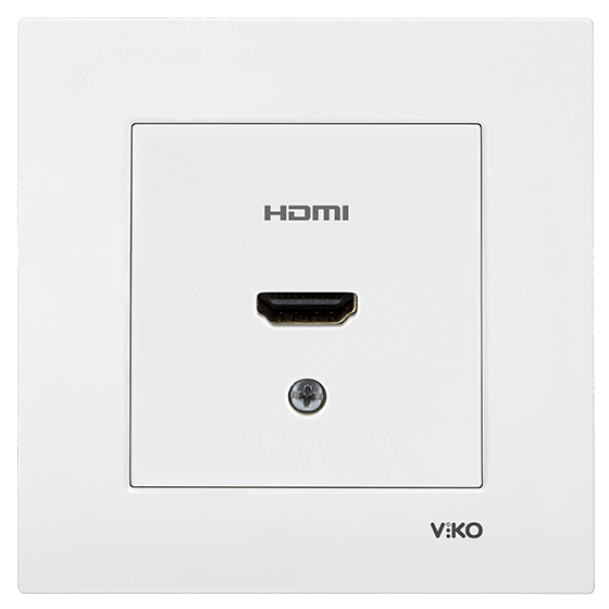 HDMI Коннектор Viko Karre Белый - фото 1 - id-p106077416