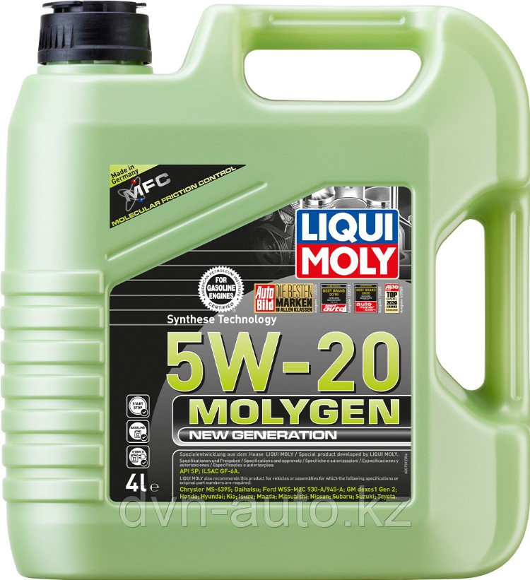 MOLYGEN NEW GENERATION 5W20 (4л) синтет.моторное масло