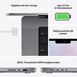 Ноутбук Apple MacBook Pro 16.2" with M1 Pro Chip/16GB/1TB (Late 2021, Space Gray) MK193, фото 2