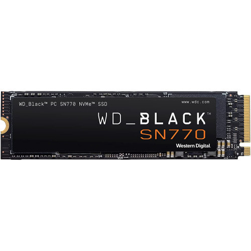 Твердотельный накопитель SSD 500 Gb M.2 2280 WD Black NVMe SN770 WDS500G3X0E PCIe
