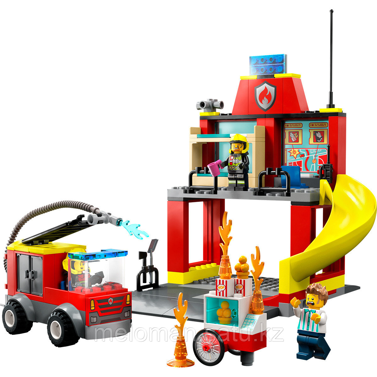 LEGO: Пожарная часть и пожарная машина CITY 60375 - фото 1 - id-p106080180