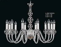 Люстра хрустальная Elite Bohemia, Чехия L430/12/00N