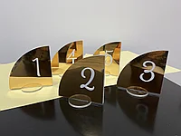 Таблички для нумерации столов