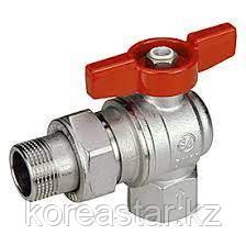 Кран шаровой угловой с разборным присоединением ВР/НР GIACOMINI R789 ½"