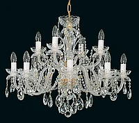 Люстра хрустальная Elite Bohemia, Чехия L112/12/41(2 яруса)