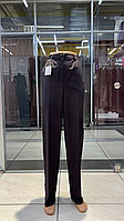 Женские классические брюки коричневого цвета. Размер L.