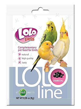 LoLo Pets Lololine минеральная добавка - уголь для птиц