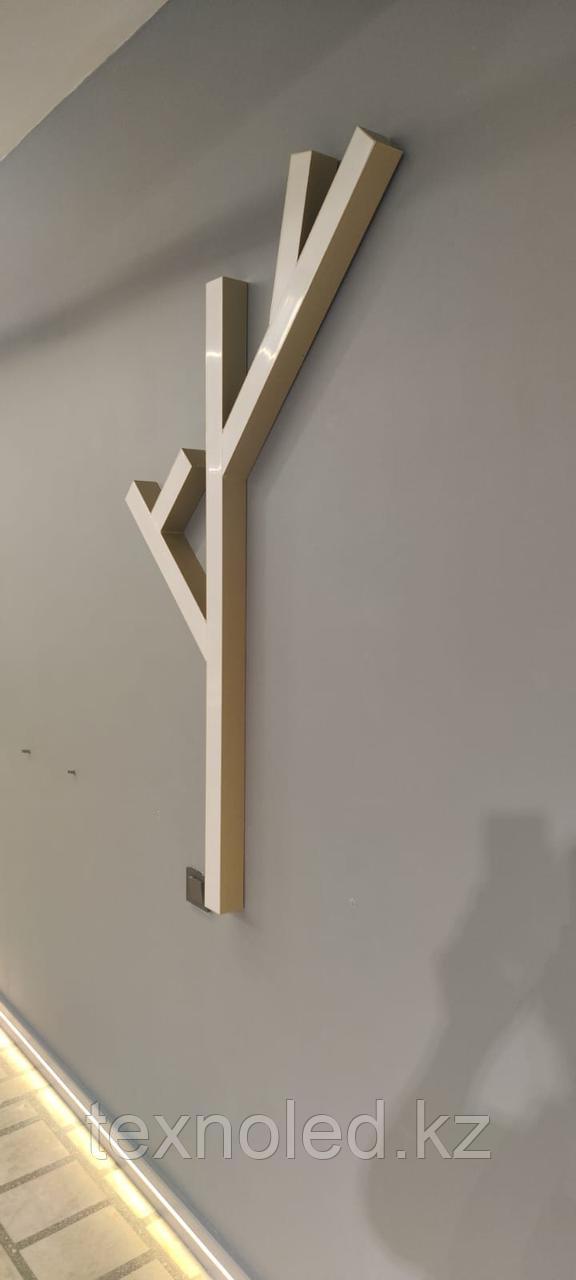 Производство светильника дерево золото