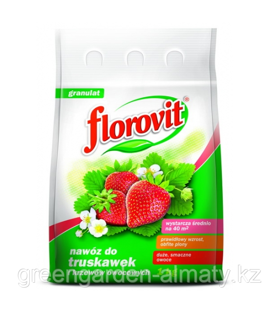 FLOROVIT Минеральное удобрение  для клубники и земляники(мешок), 1 кг, фото 1