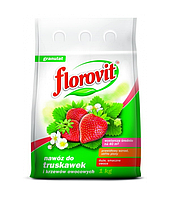 FLOROVIT Минеральное удобрение для клубники и земляники(мешок), 1 кг