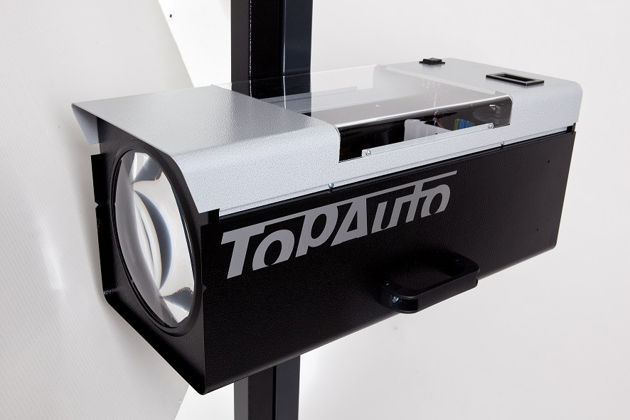 Прибор контроля и регулировки света фар TopAuto HBA24D/L2 усиленный с поворотной стойкой - фото 7 - id-p82244398