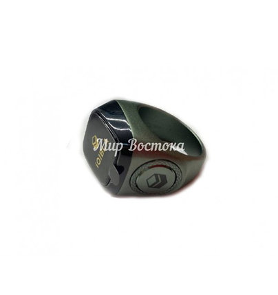 Электронный тасбих Zikir Ring IQIBLA M0220DG (Dark Green, 20 мм, металл) Смарт-кольцо, зикрматик, фото 1