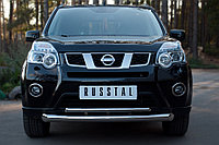 Защита переднего бампера d76/42 Nissan X-Trail 2010-15