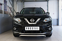 Защита переднего бампера d42 (волна) Nissan X-Trail 2013-19