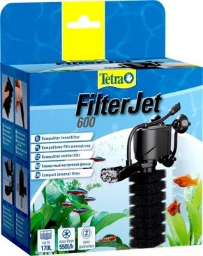 Фильтр внутренний Tetra FilterJet 600 компактный для аквариумов 120-170л - фото 1 - id-p106086332