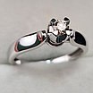 Золотое  кольцо с бриллиантами 0.20Ct SI1/N, VG-Cut, фото 4