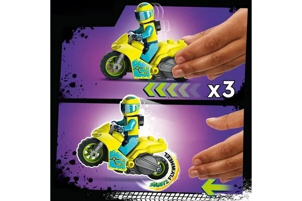 Lego Город Кибер трюковый мотоцикл