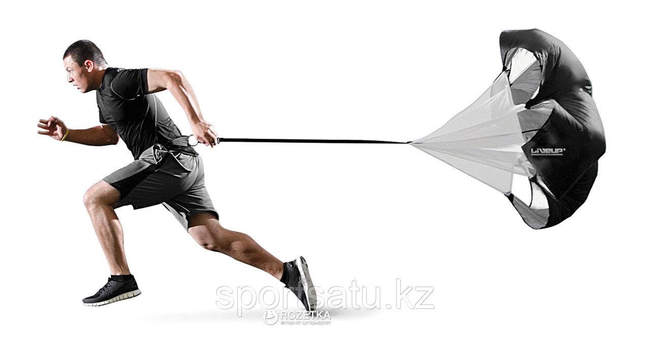 Тренировочный (тормозной) парашют для бега желтый - фото 4 - id-p106086881