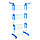 Сушилка для белья вертикальная, синяя TM-0035, фото 2