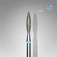 Фреза алмазная пламя синяя диаметр 2,3 мм / рабочая часть 10 мм Staleks Pro