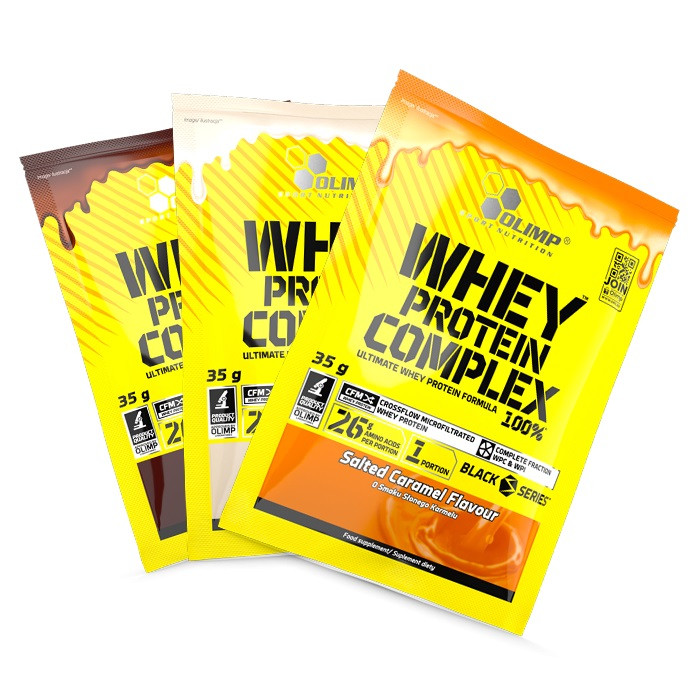 Протеин Whey Protein Complex 100%, 17.5 g, Olimp Nutrition Salted caramel - фото 1 - id-p106027062