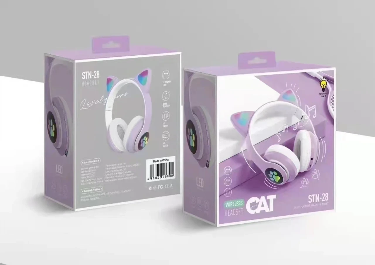 Наушники беспроводные для игр Wireless Headset CAT STN-28 - фото 3 - id-p106089800