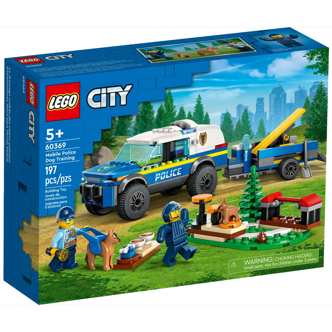 Lego 60369 Город Тренировка полицейских собак