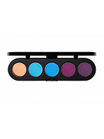 Make-Up Atelier Paris престелген к леңкелер палитрасы 5 түсті Т 21 тропикалық гамма,10 гр