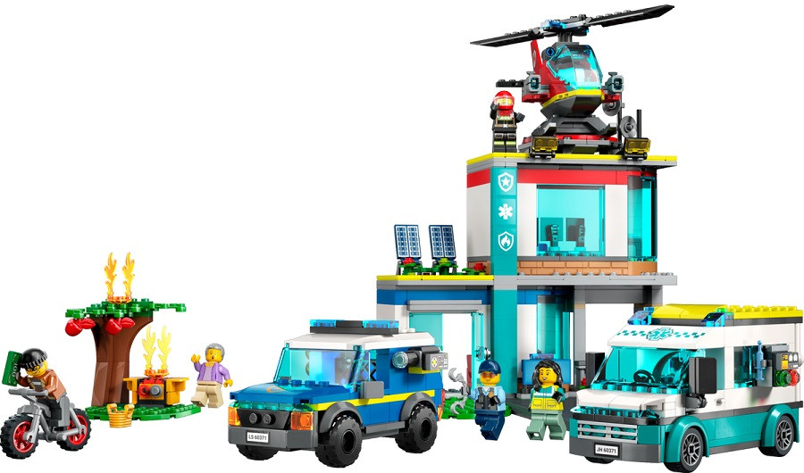 Lego Город Штаб спасательных транспортных средств