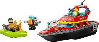 Lego Город Пожарная лодка