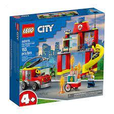 Lego Город Пожарная часть и пожарная машина - фото 1 - id-p106090474