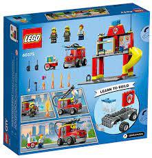 Lego Город Пожарная часть и пожарная машина