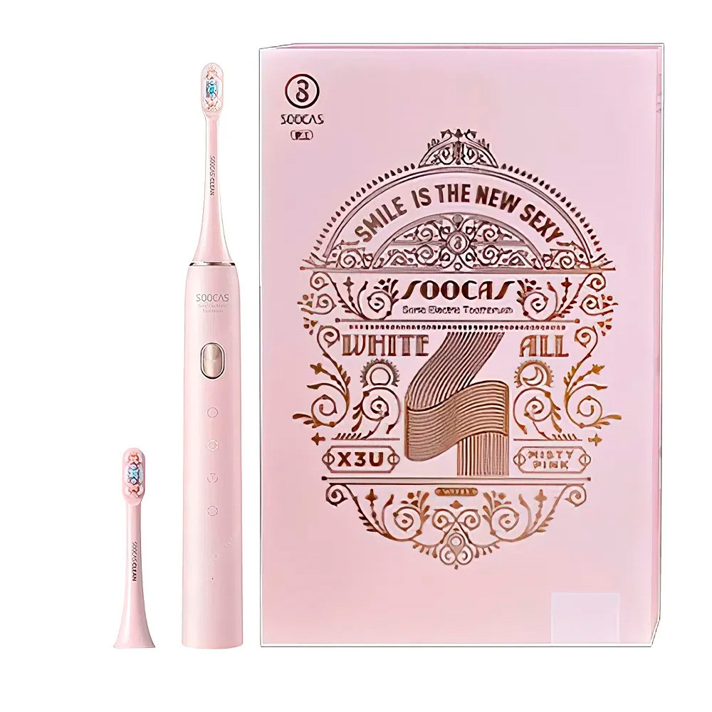 Электрическая зубная щётка Xiaomi Soocas X3U Sonic Electric Toothbrush, New Version. Pink