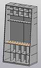 Шкаф металлический для хранения учебного оружия ШО-М, ПО-01, (Пирамида), фото 2