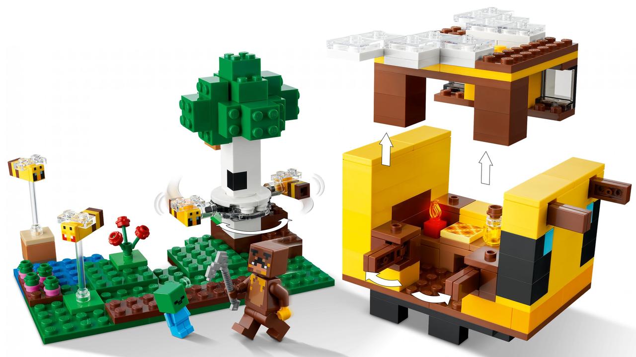 21241 Lego Minecraft Пчелиный домик Лего Майнкрафт - фото 4 - id-p105910320