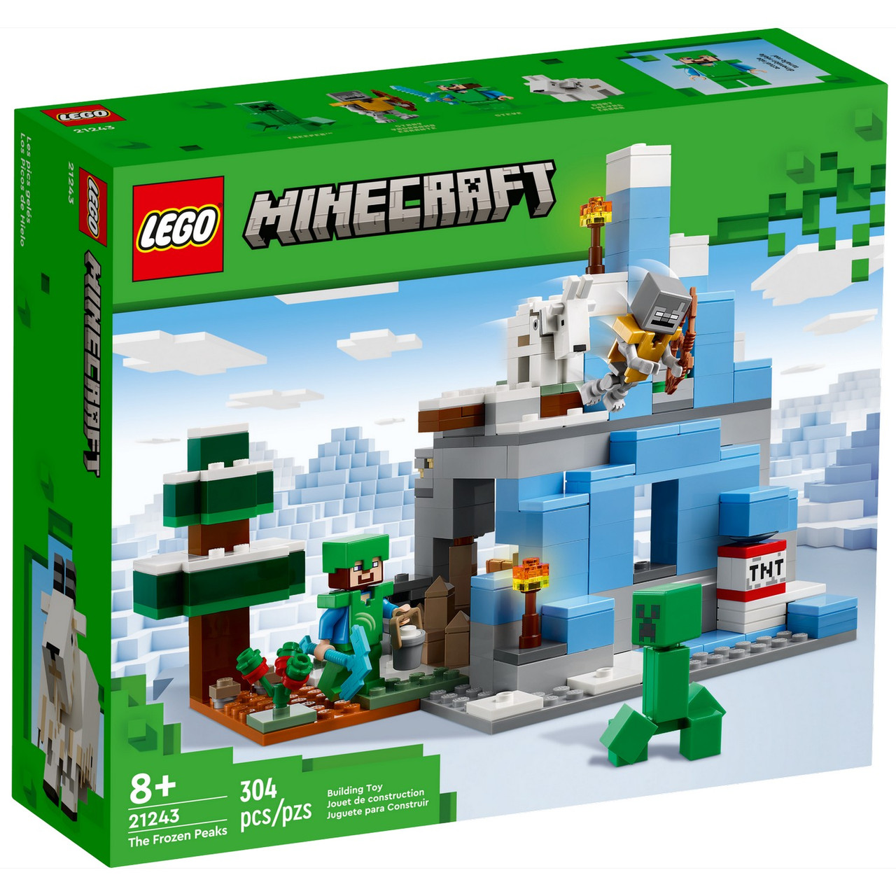 21243 Lego Minecraft Ледяные пики Лего Майнкрафт