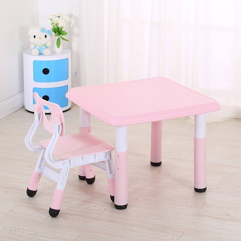 Детский стол растущий со стульчиком pink