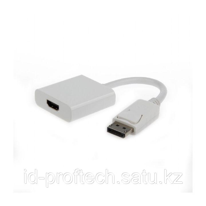 Переходник DisplayPort - HDMI Cablexpert A-DPM-HDMIF-002-W, 20M-19F, белый, пакет - фото 1 - id-p106092860