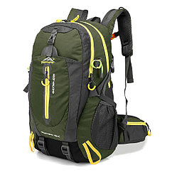 Универсальный походный рюкзак 40 литров. Цвет: Армейский зеленый