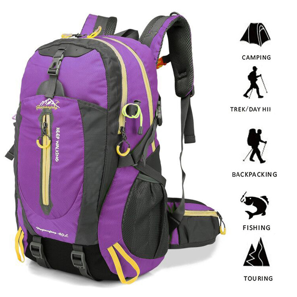 Рюкзак горный 40 литров. Цвет: Фиолетовый - фото 1 - id-p106093184