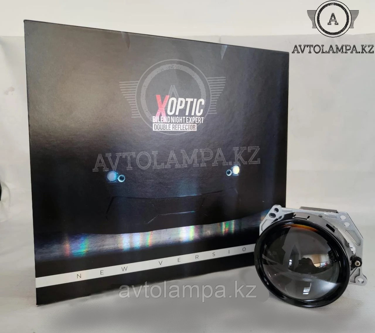 Bi-LED LENS 3.0" X-optic Night Expert Double Reflector New Version (NEW) Билед линзы для установки в фару, фото 1
