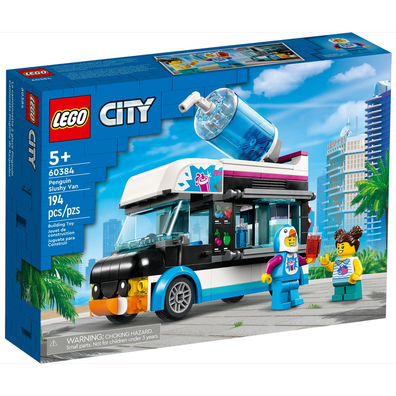 Lego 60384 Город Грузовик Пингвина со слашем