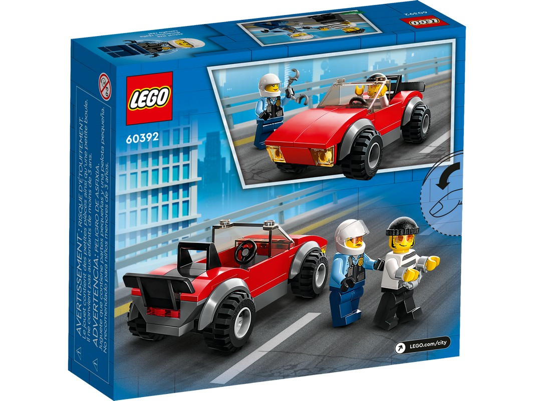 Lego 60392 Город Полицейская погоня на мотоцикле - фото 2 - id-p106048205