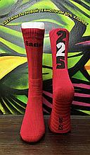 Спортивные красные носки с высоким галеностопом от Sadali&225