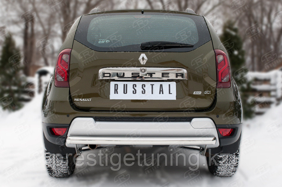 Защита заднего бампера d63 (дуга)Renault Duster 2015-21 - фото 1 - id-p106099861