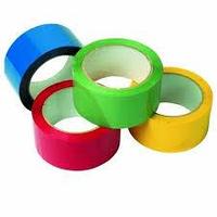 Скотч цветной 4,5 см x 50метров, Желтый, синий, красный